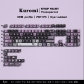 Logitech OEM 104+18 Clear PC+PBT Dye-subbed Pudding Jelly Keycaps Set Mechanical Gaming Keyboard CSGO